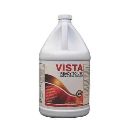 WARSAW CHEMICAL Vista, Oven & Grill Cleaner, Clean, 1-Gallon, 4PK 21441-0000004